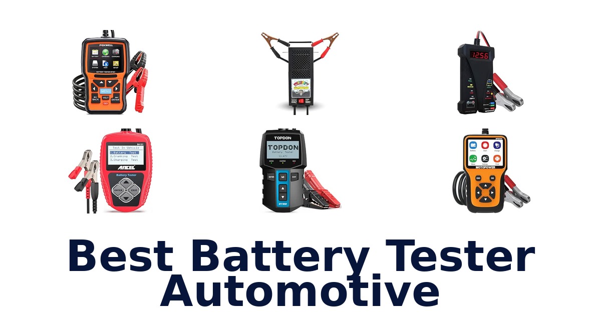 Best Battery Tester Automotive