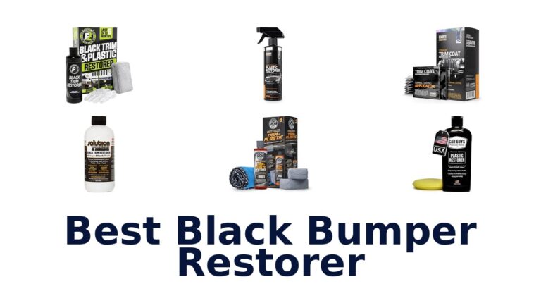 Best Black Bumper Restorer