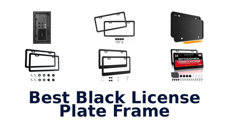 Best Black License Plate Frame