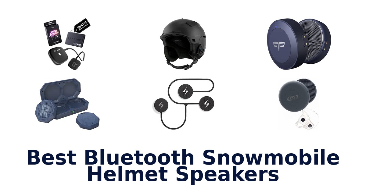 Best Bluetooth Snowmobile Helmet Speakers
