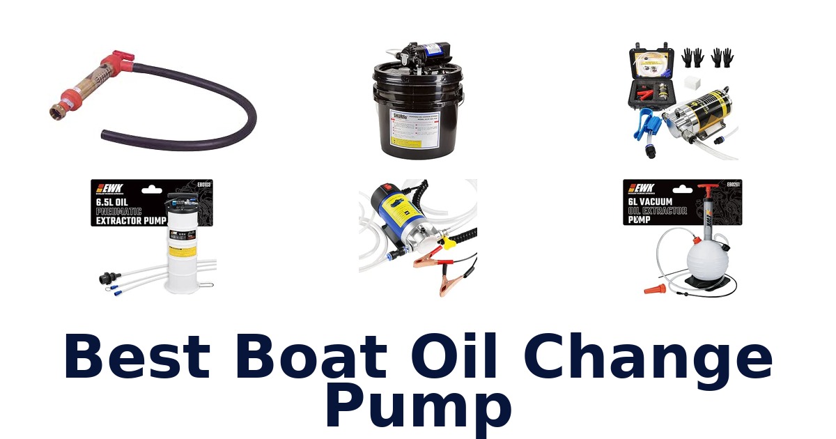Best Boat Oil Change Pump