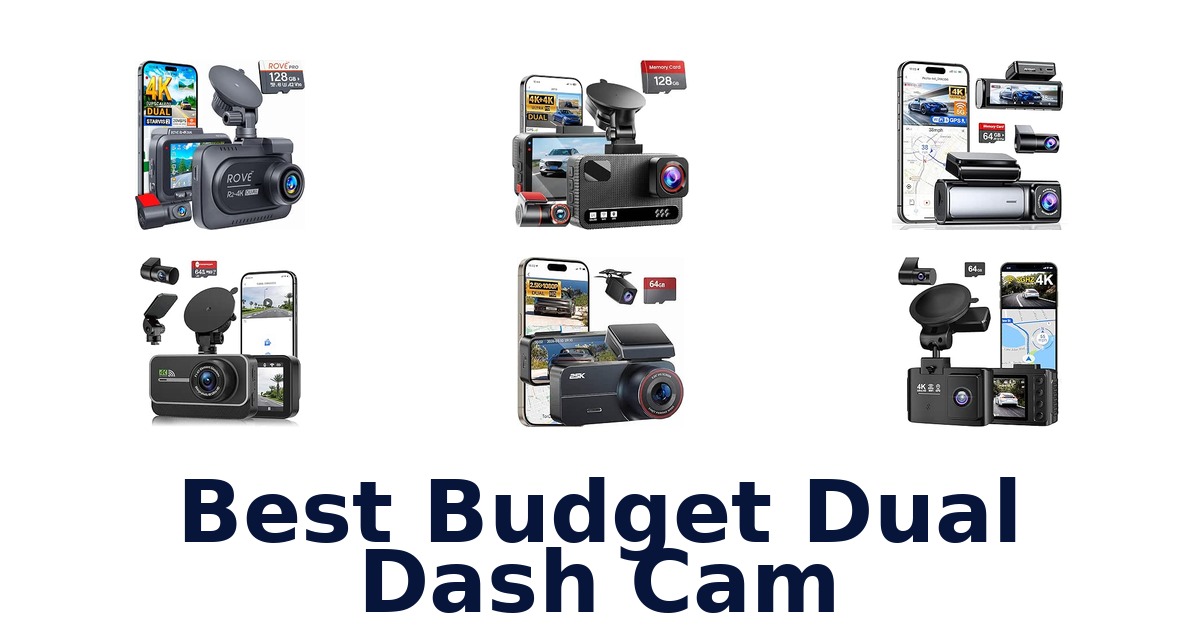 Best Budget Dual Dash Cam