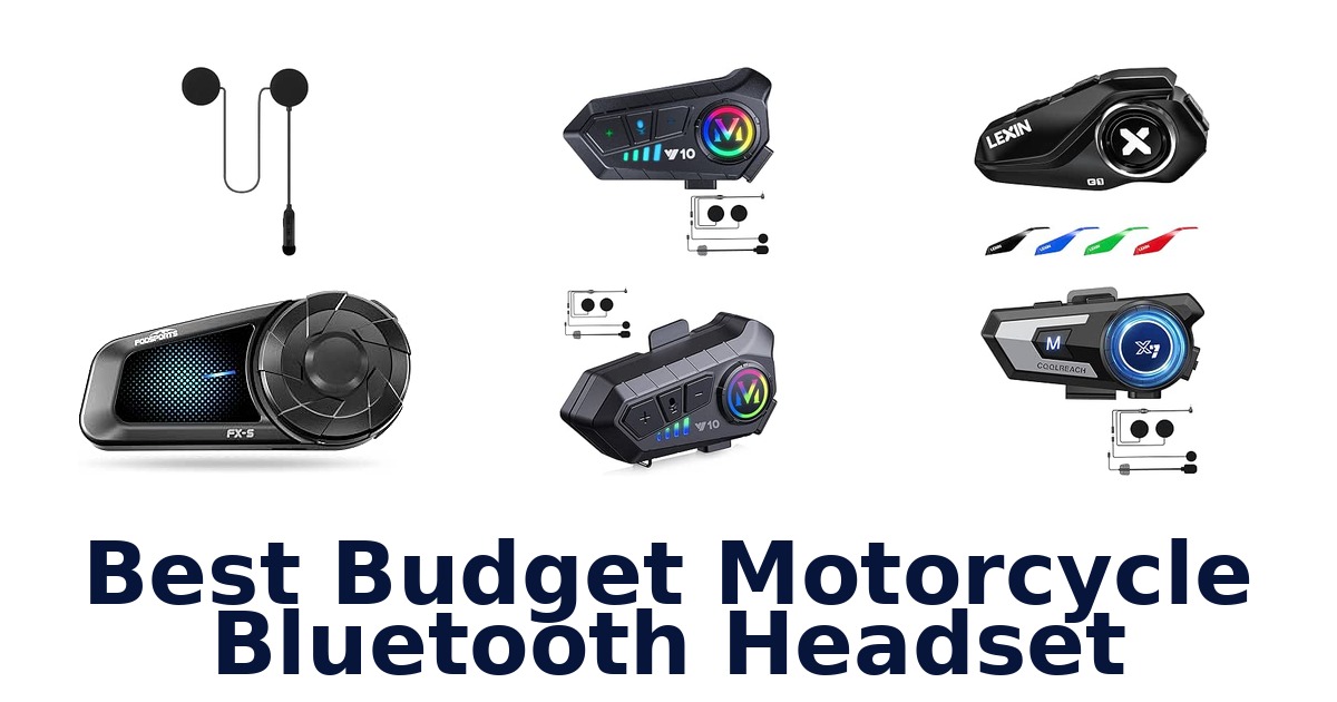 Best Budget Motorcycle Bluetooth Headset
