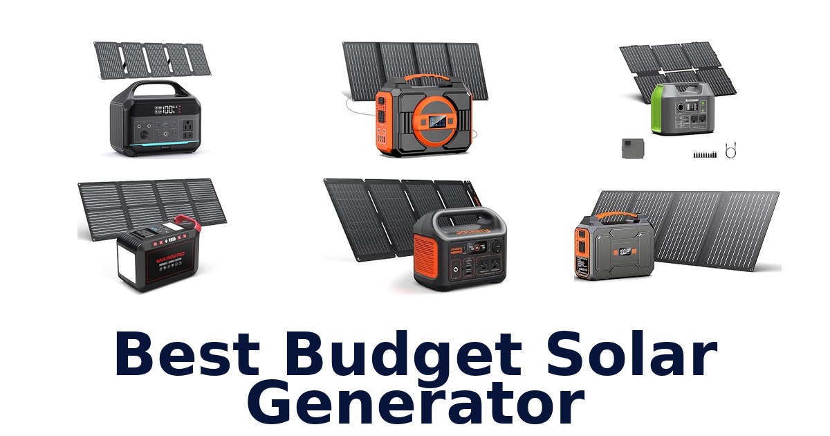 Best Budget Solar Generator