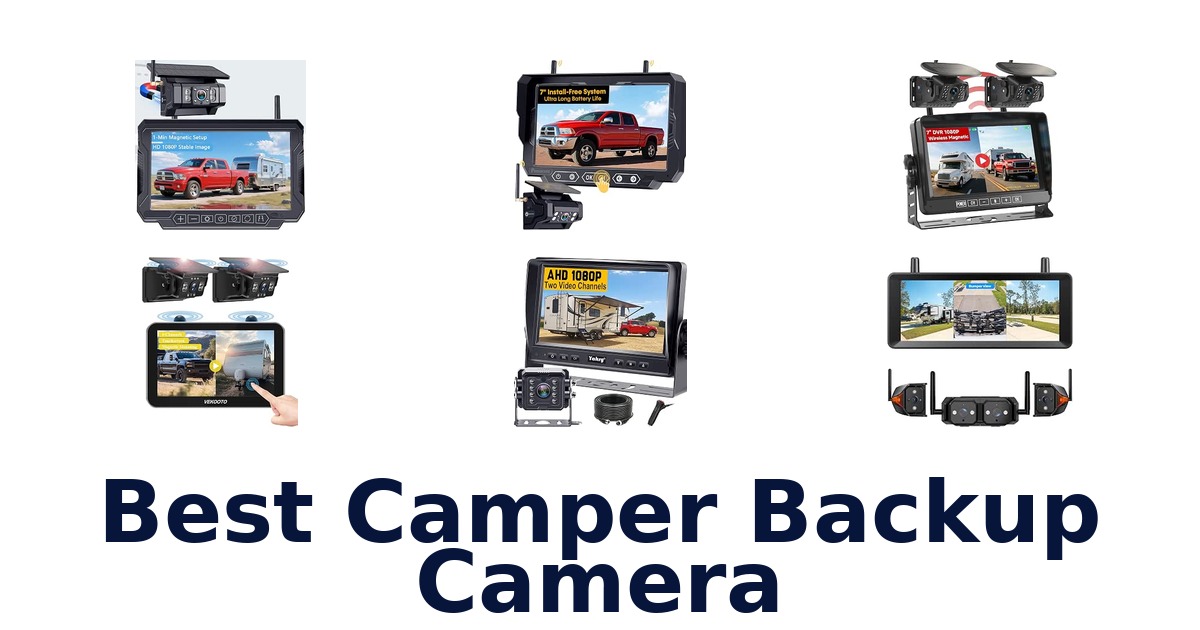 Best Camper Backup Camera