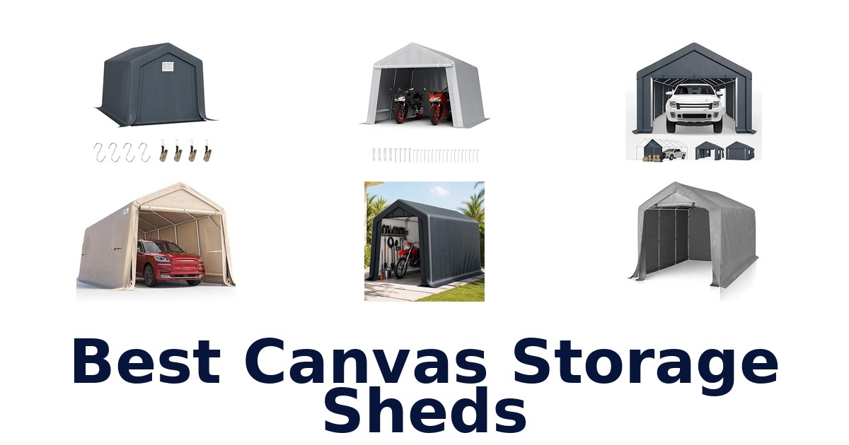 Best Canvas Storage Sheds