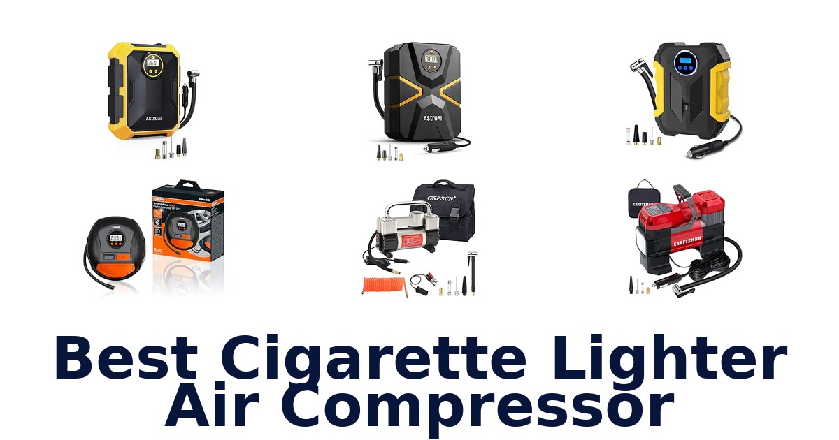 Best Cigarette Lighter Air Compressor