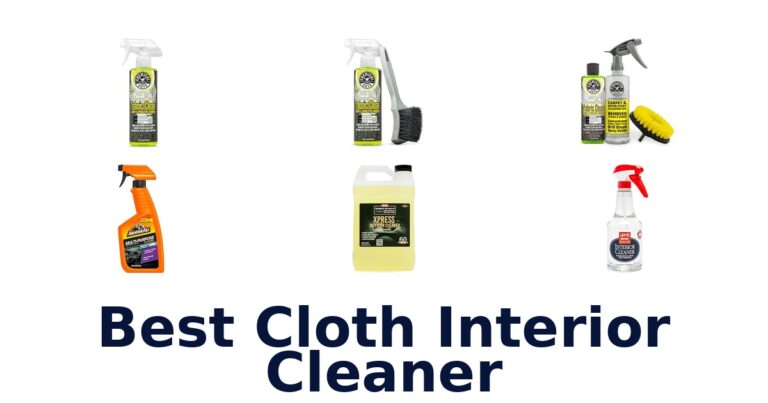 Best Cloth Interior Cleaner