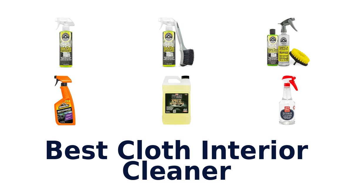 Best Cloth Interior Cleaner