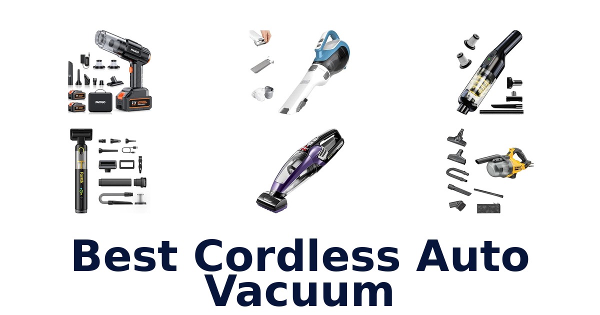 Best Cordless Auto Vacuum