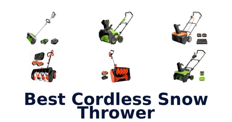 Best Cordless Snow Thrower