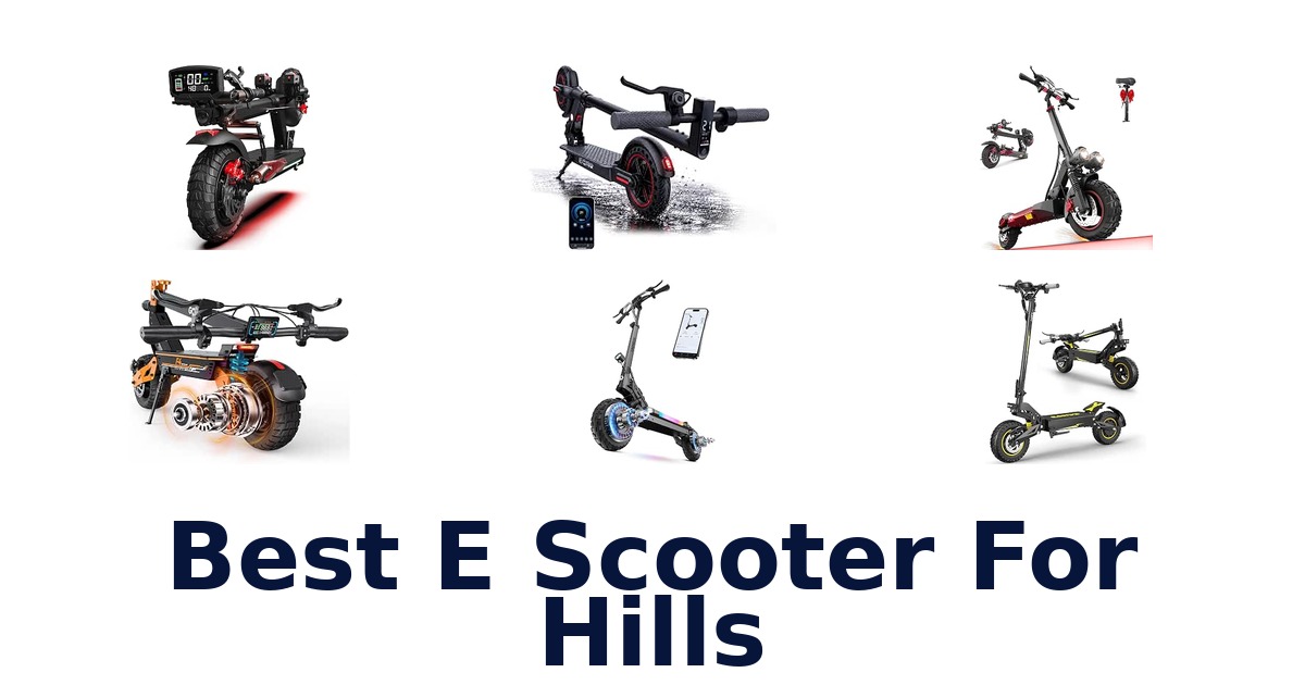 Best E Scooter For Hills