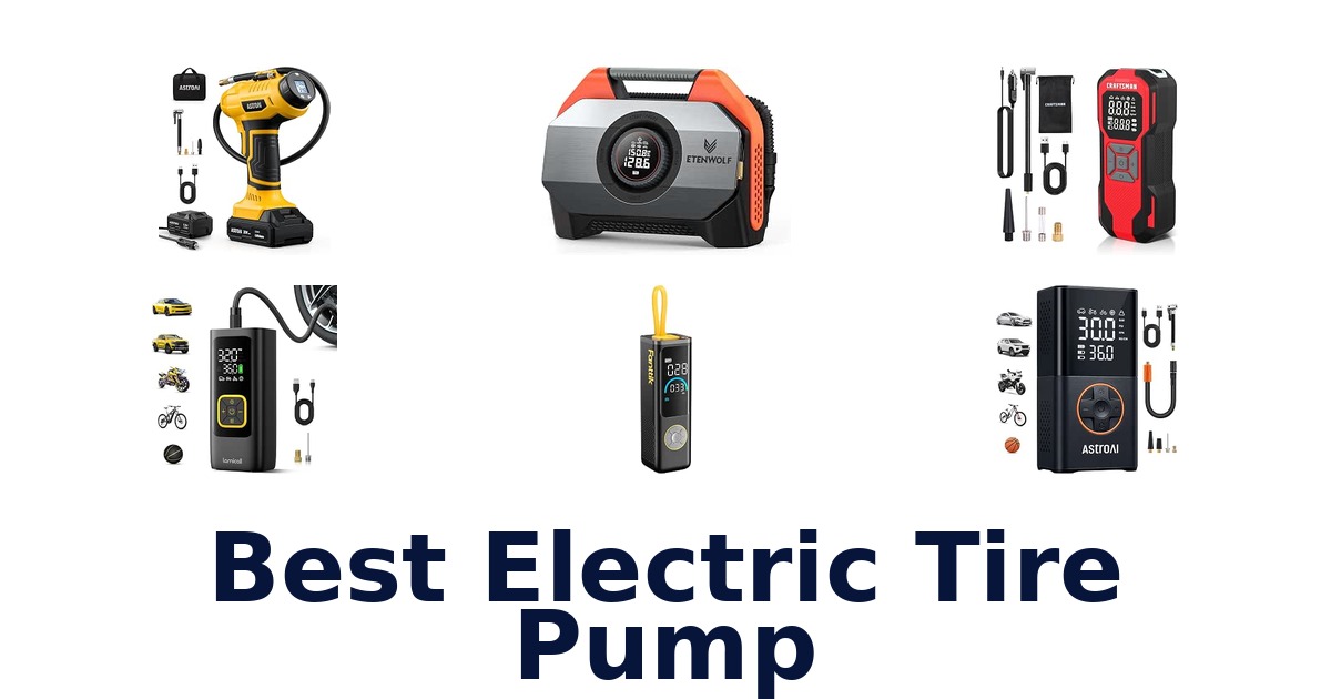 Best Electric Tire Pump