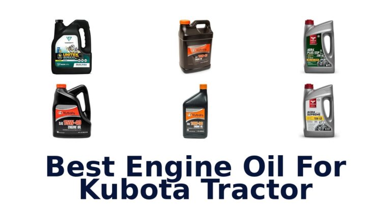 Best Engine Oil For Kubota Tractor