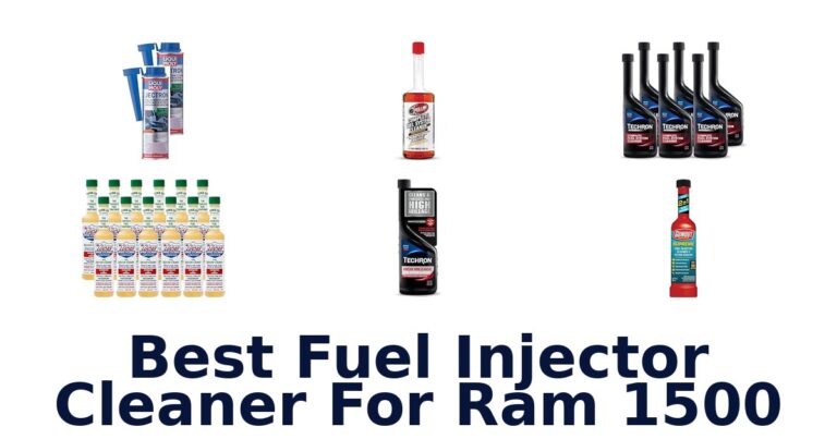 Best Fuel Injector Cleaner For Ram 1500