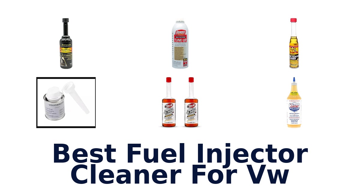 Best Fuel Injector Cleaner For Vw