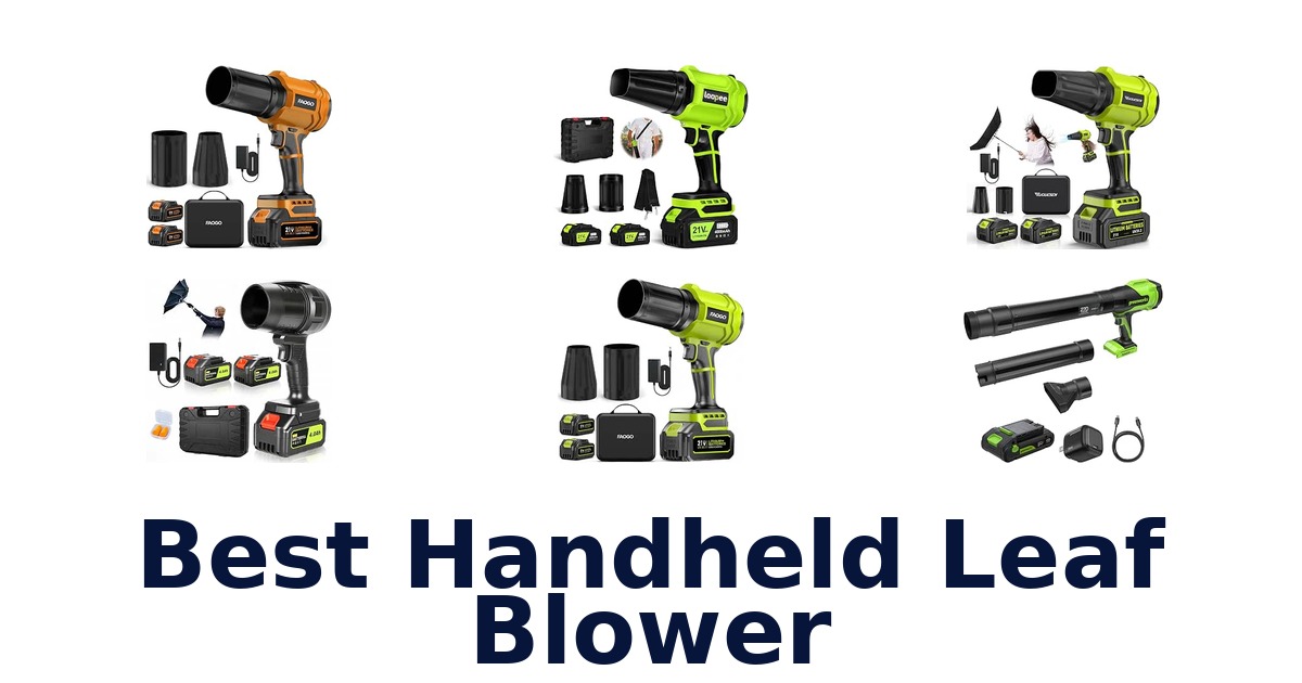 Best Handheld Leaf Blower