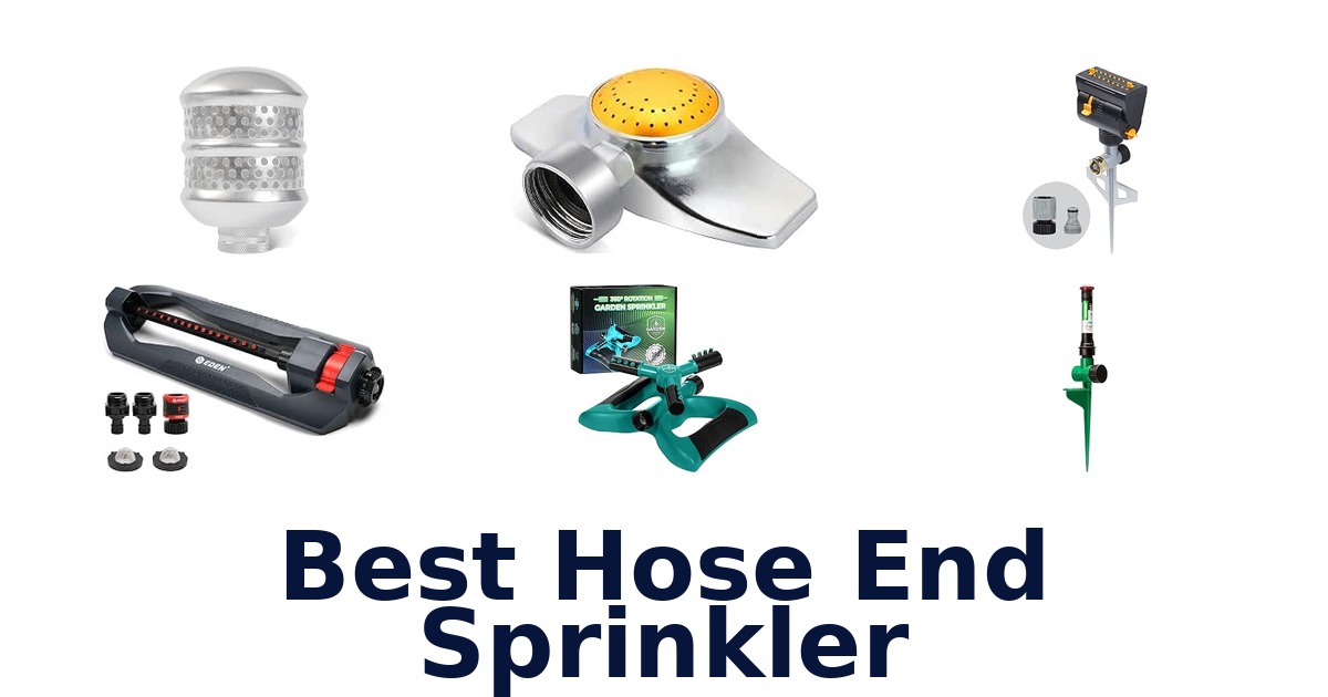 Best Hose End Sprinkler