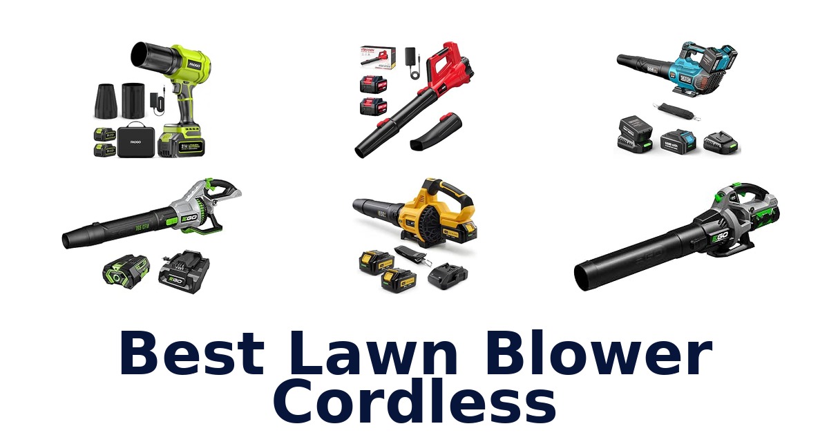 Best Lawn Blower Cordless