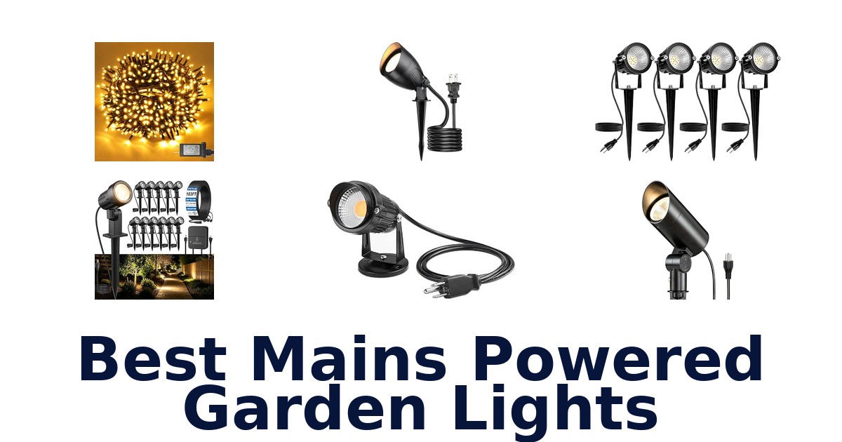 Best Mains Powered Garden Lights