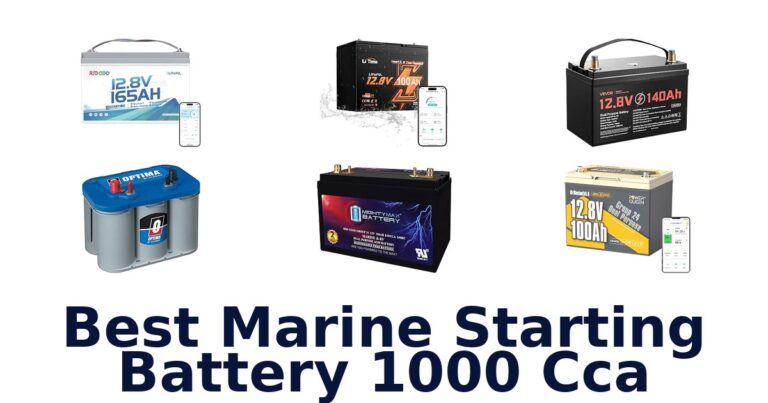 Best Marine Starting Battery 1000 Cca