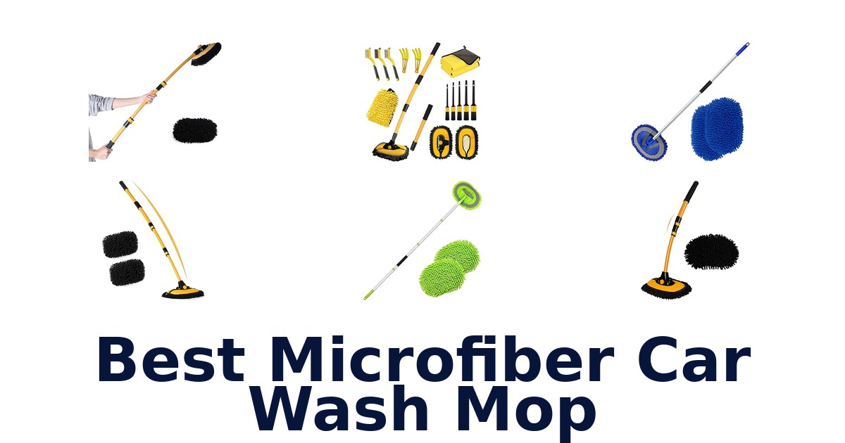 Best Microfiber Car Wash Mop