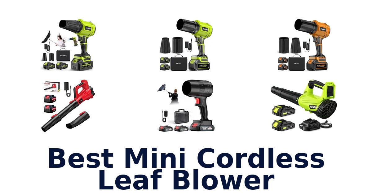 Best Mini Cordless Leaf Blower