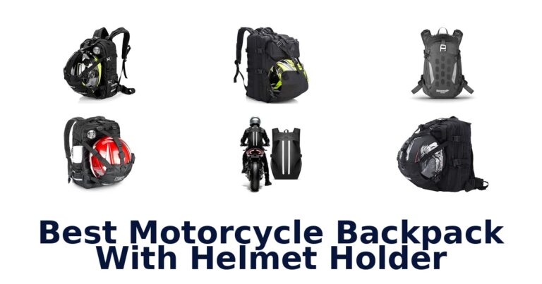 Best Motorcycle Backpack With Helmet Holder
