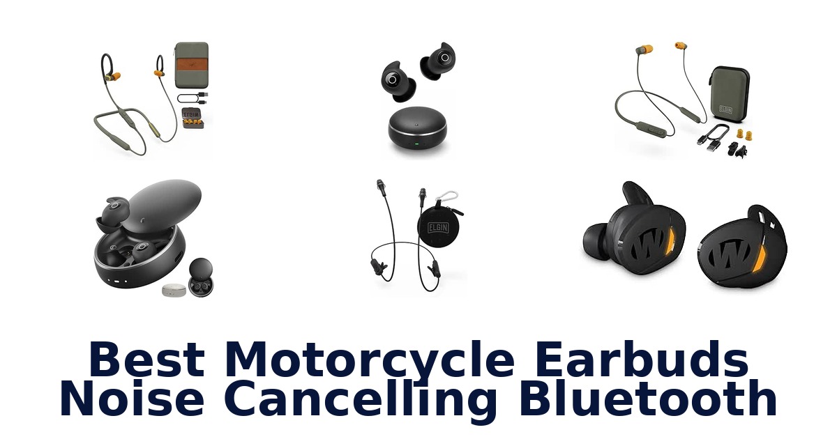 Best Motorcycle Earbuds Noise Cancelling Bluetooth