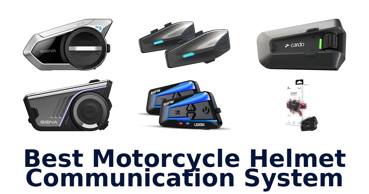 Best Motorcycle Helmet Communication System