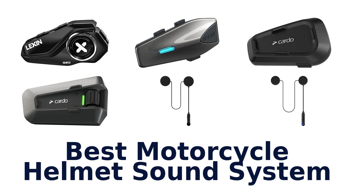 Best Motorcycle Helmet Sound System