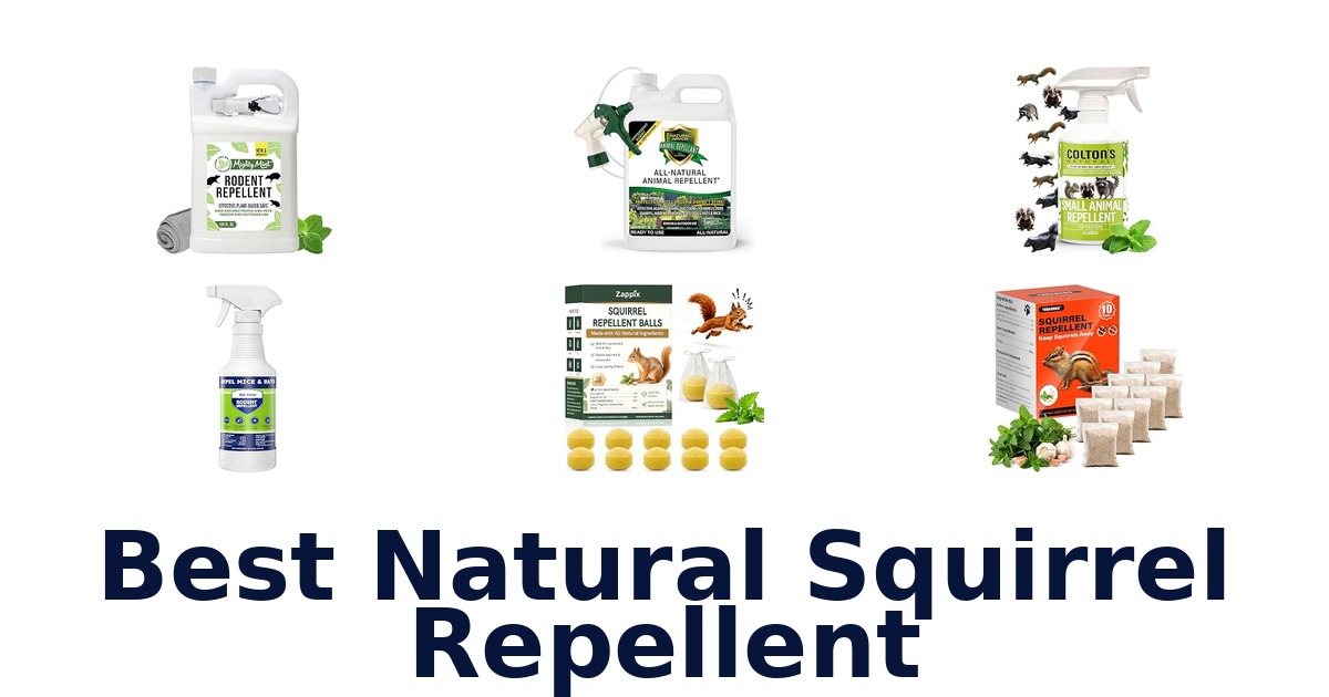 Best Natural Squirrel Repellent