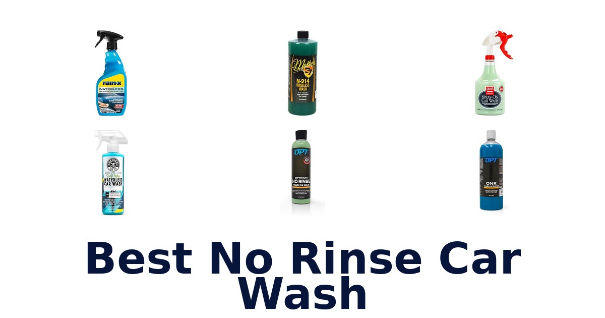 Best No Rinse Car Wash