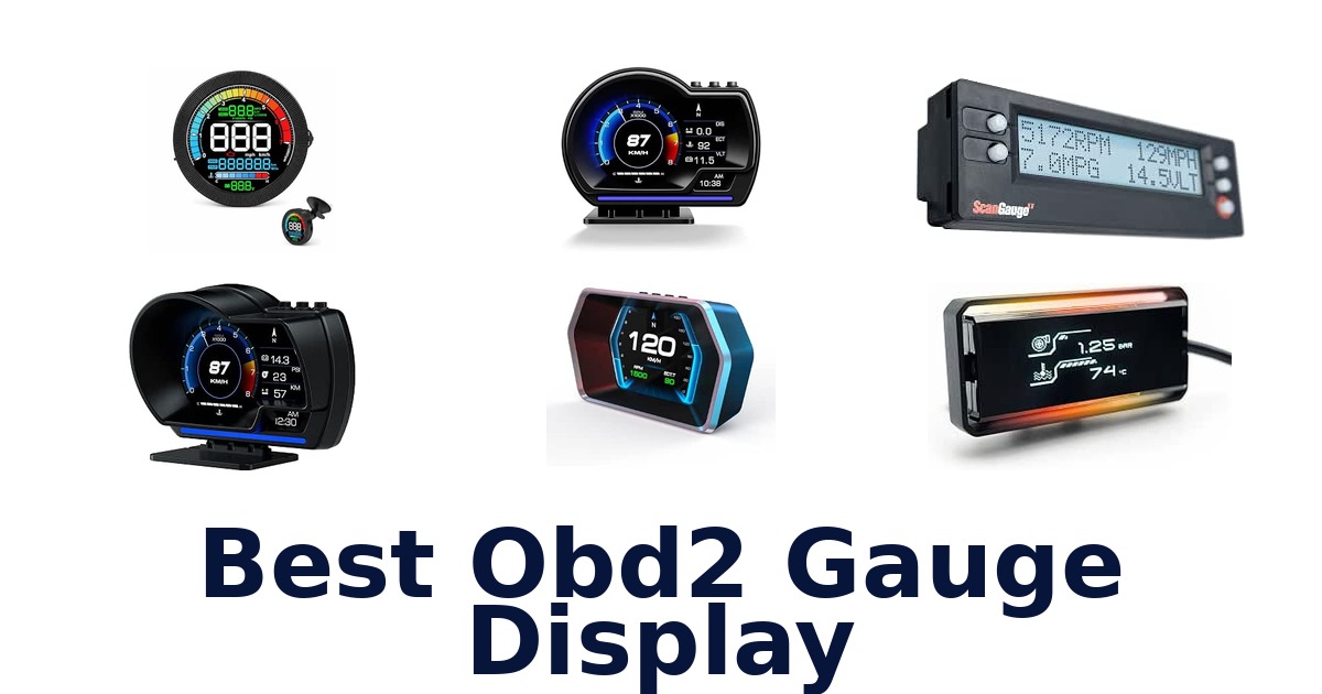 Best Obd2 Gauge Display