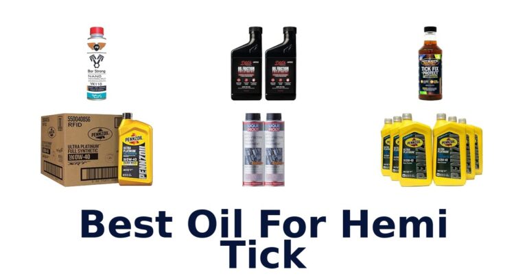 Best Oil For Hemi Tick