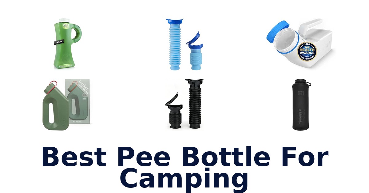 Best Pee Bottle For Camping