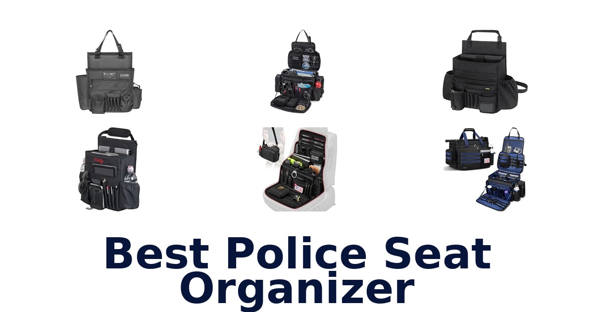 Best Police Seat Organizer