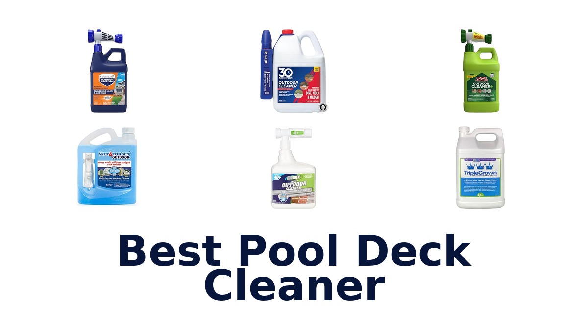 Best Pool Deck Cleaner