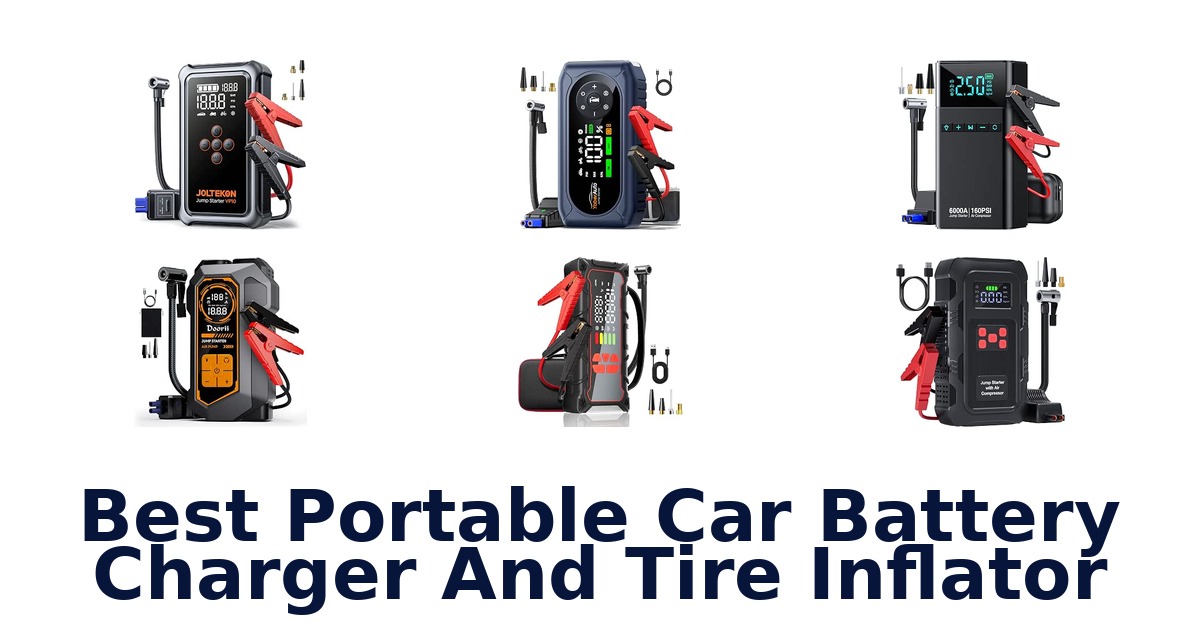Best Portable Car Battery Charger And Tire Inflator