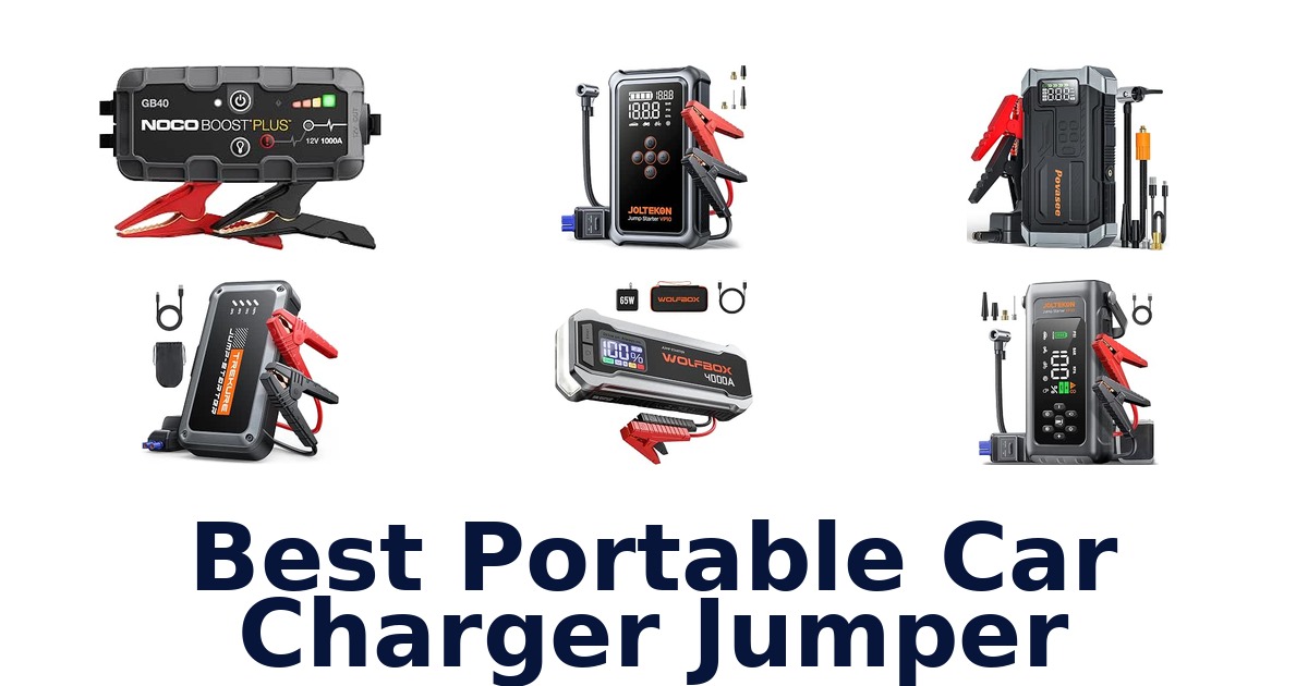 Best Portable Car Charger Jumper