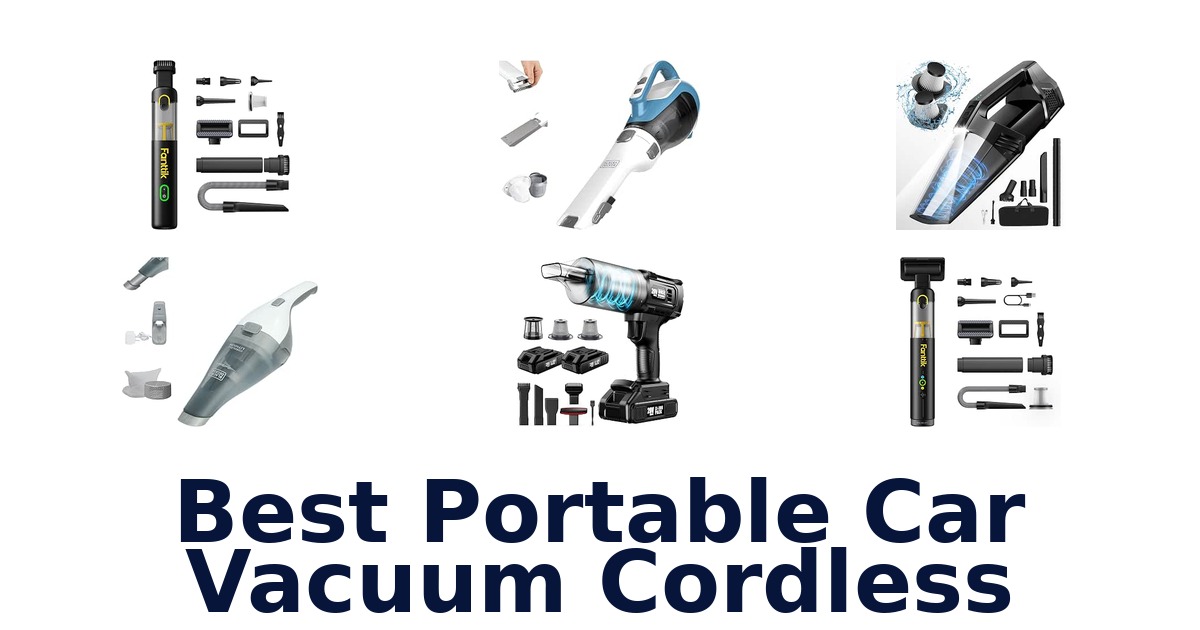 Best Portable Car Vacuum Cordless