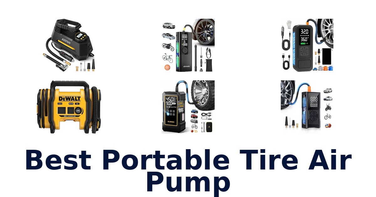Best Portable Tire Air Pump