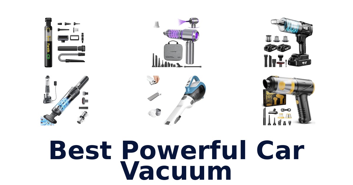 Best Powerful Car Vacuum