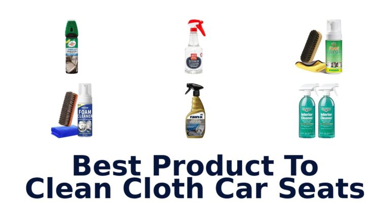Best Product To Clean Cloth Car Seats