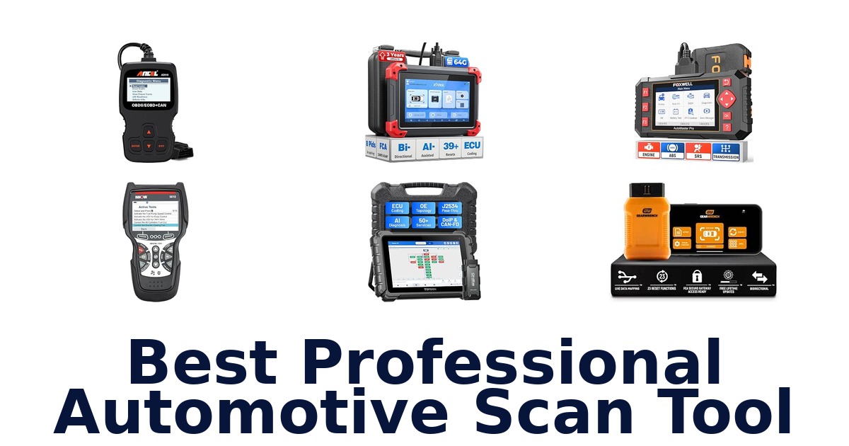 Best Professional Automotive Scan Tool