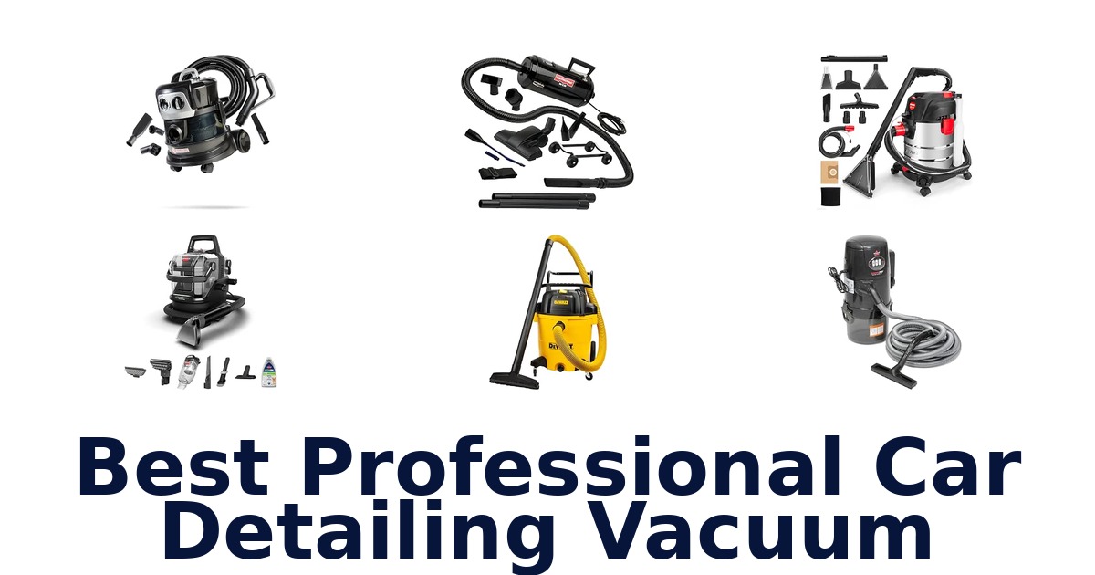 Best Professional Car Detailing Vacuum