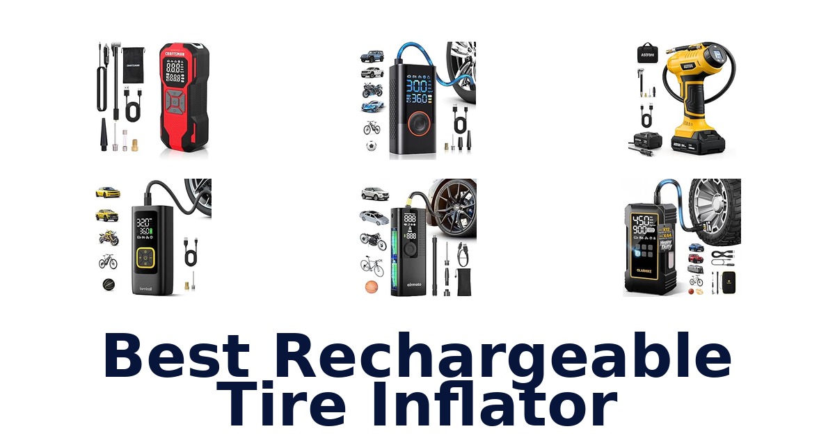 Best Rechargeable Tire Inflator