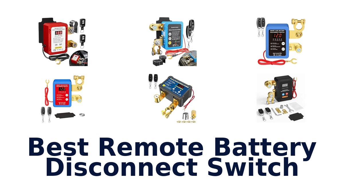 Best Remote Battery Disconnect Switch