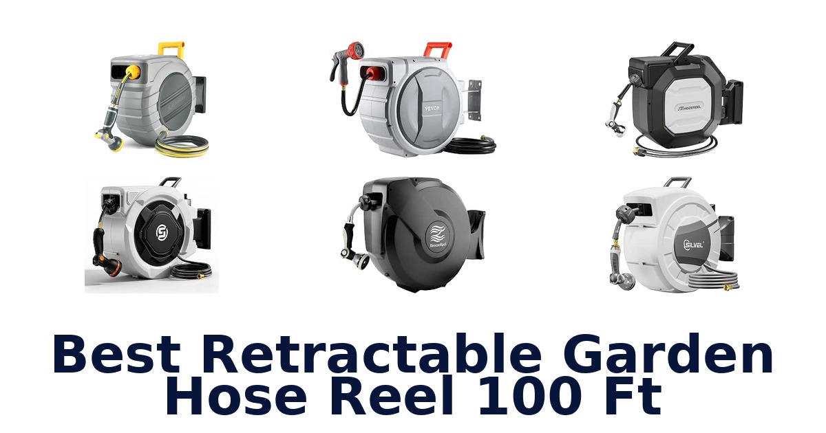 Best Retractable Garden Hose Reel 100 Ft