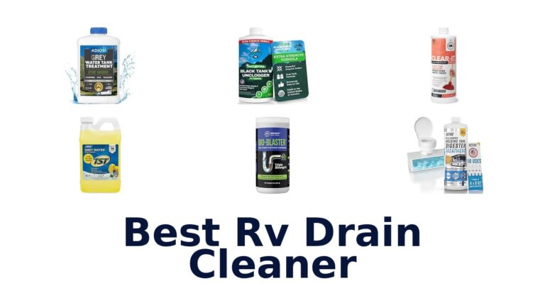 Best RV Drain Cleaner